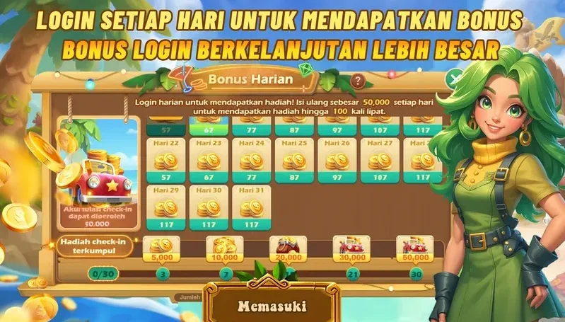 Bonus Harian - Login Setiap Hari